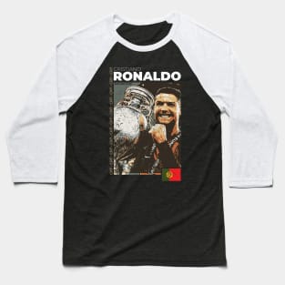 Cristiano Ronaldo - Street Art - Soccer Icons Baseball T-Shirt